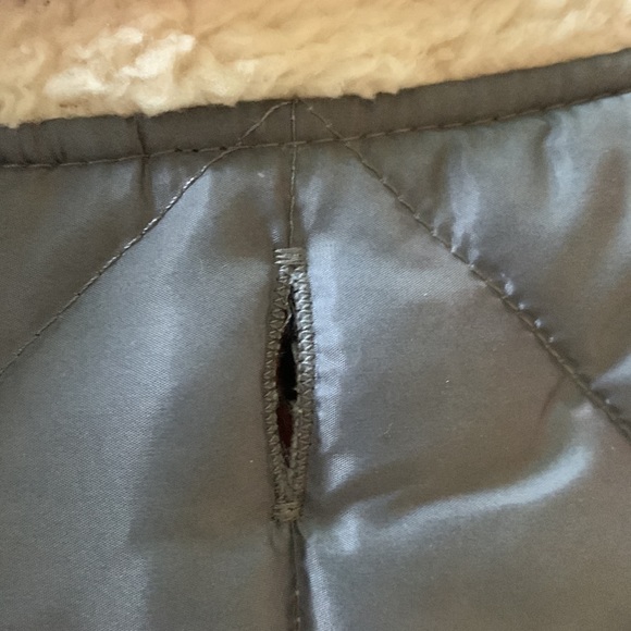 Silver Grey Quilted Puffer Dog Vest - Small - Like New - Picture 7 of 7